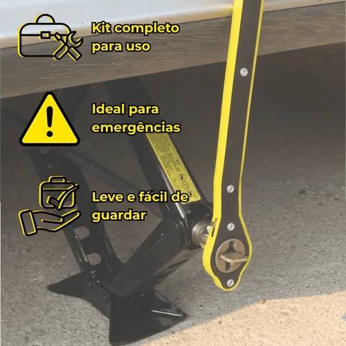 Chave Catraca Para Macaco Sanfona Universal Carro Automotivo