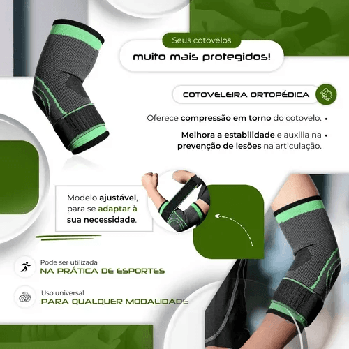Cotoveleira de compressão